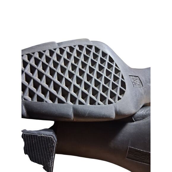 AEROSOLES Chunky Heel Mary Jane Womens size 10B Blk Leather 3" Pumps Whimsigoth - Picture 15 of 15